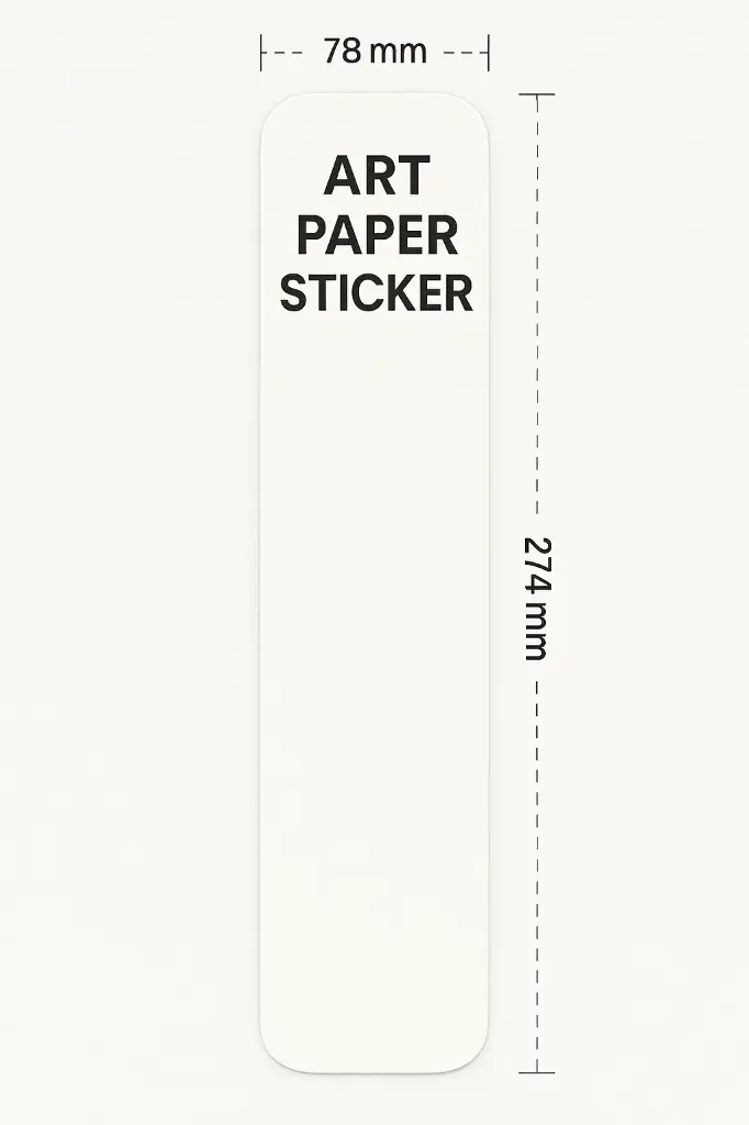 Art Paper Sticker(78*274)