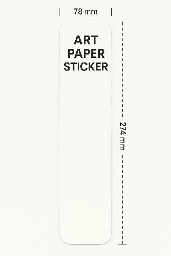 Art Paper Sticker(78*274)
